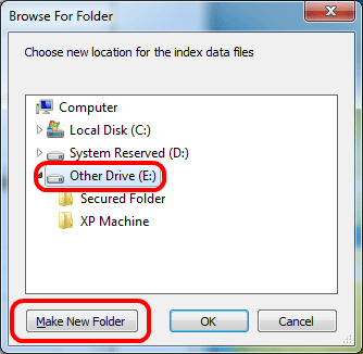 Windows Browse Folder